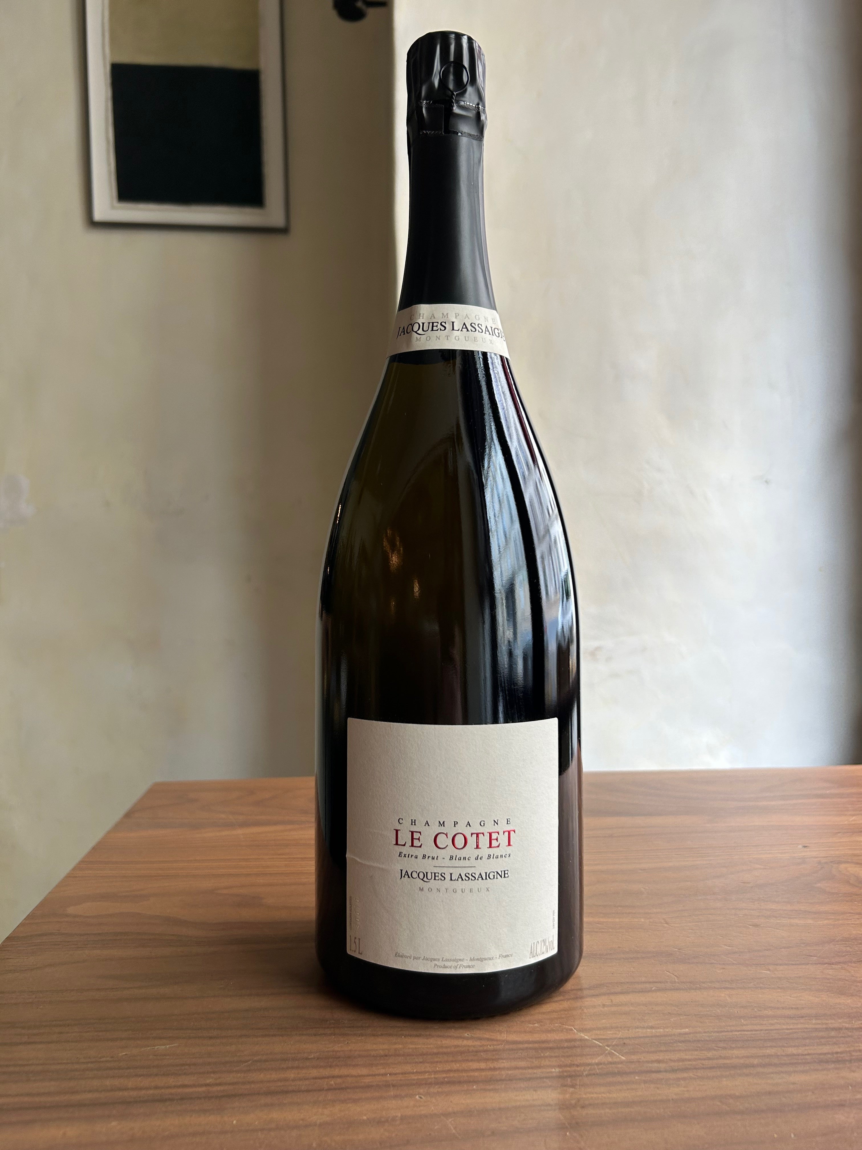 Le Cotet Extrabrut Blanc de Blancs (Magnum) La Cave du Clown