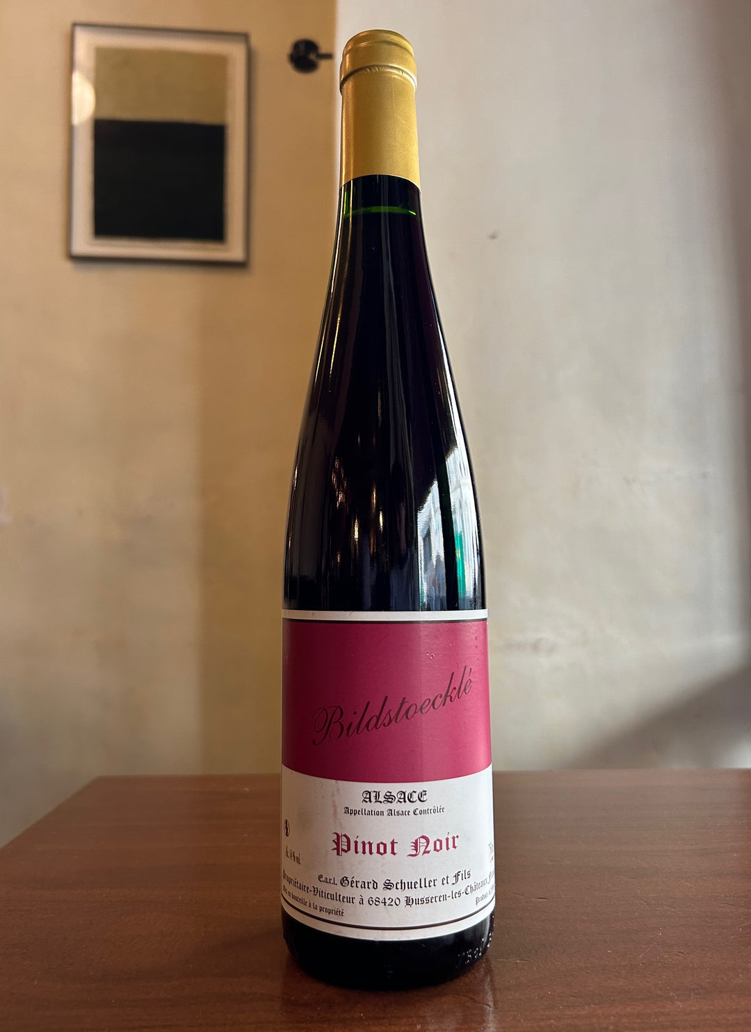 Pinot noir Bildstoecklé 2007
