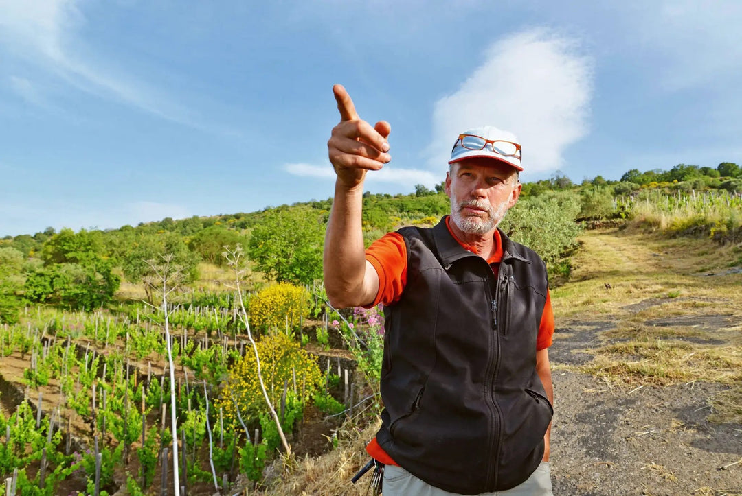 Les “crus” de l'Etna selon Frank Cornelissen