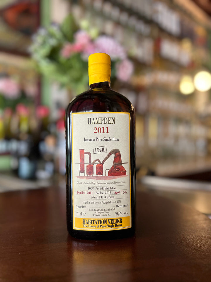 Rhum Hampden LFCH 2011 / 7 ans d'âge, 60,5° (70 cl) Jamaica Pure Single Rum