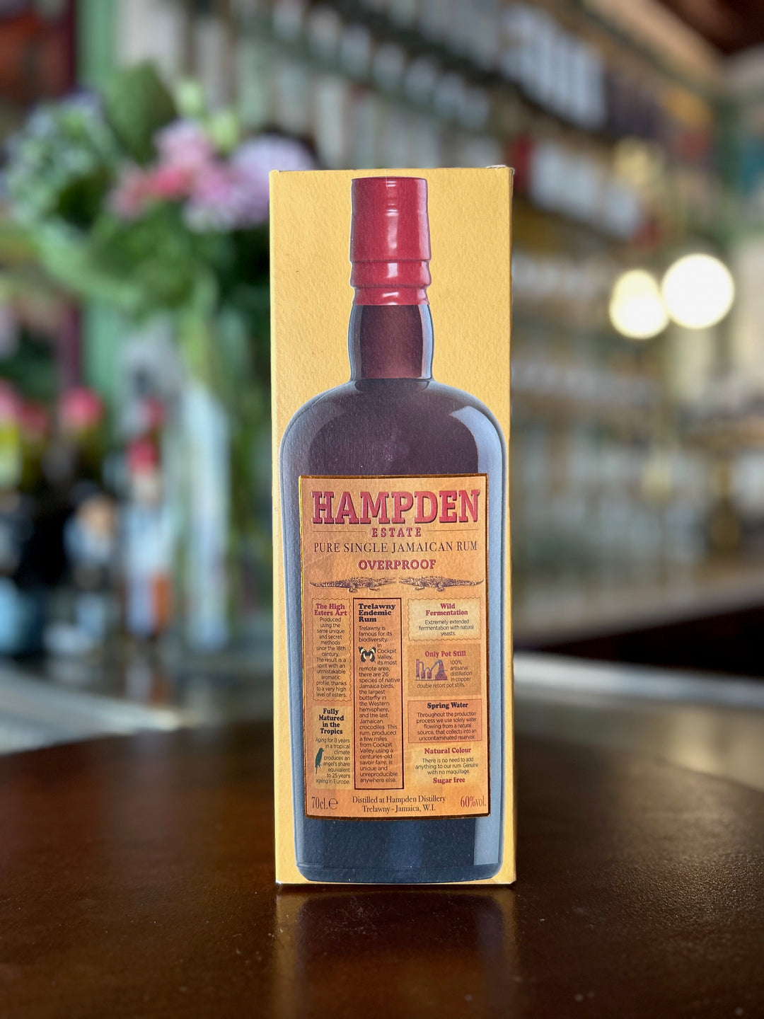 Rhum Hampden Overproof, 60° (70 cl), Pure Single Jamaican Rum