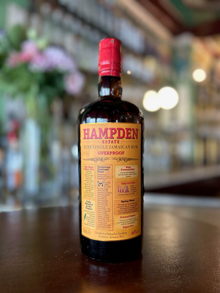 Rhum Hampden Overproof, 60° (70 cl), Pure Single Jamaican Rum